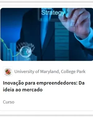 Inovação e Empreendedorismo: da ideia ao mercado