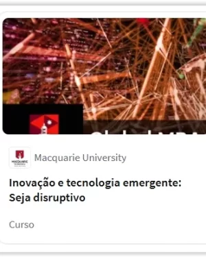 Inovação e Tecnologia emergente: Seja disruptivo
